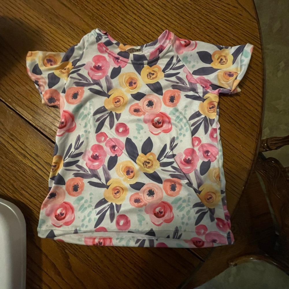 Little loppers floral boxy dress